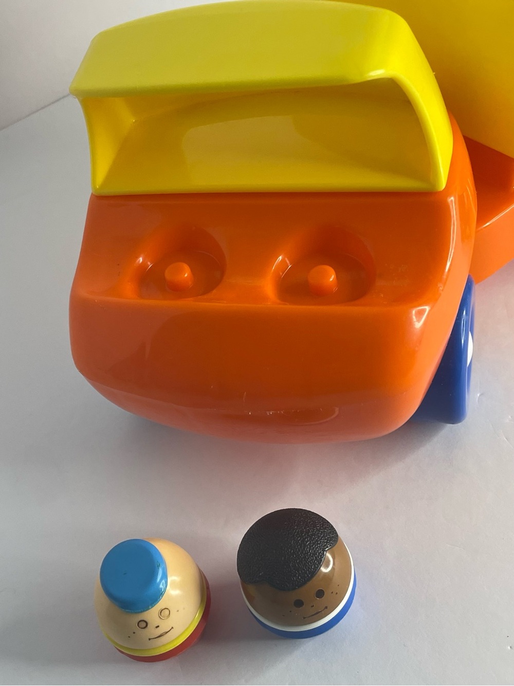 90s Little Tikes Classic Dump Truck With 2 Figures Working Clicking Sound Clean - Picture 8 of 15